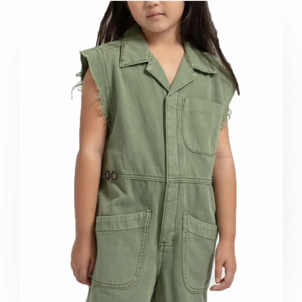 NEW! KIDS ONE TEASPOON SAFARI CAMP OVERALLS Jumpsuit One Piece Size 8 - 9 NWT - Picture 16 of 16